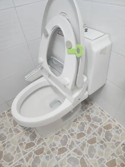변기 교체 시공 — 비데를 단 기존 변기
